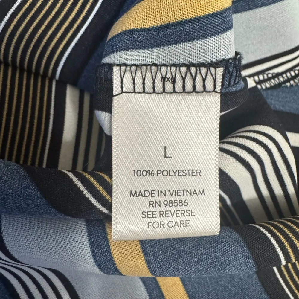 Westport  Striped Button Blouse Size L - Image 9