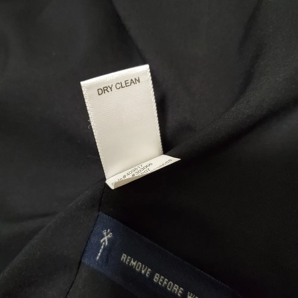 Banana Republic Black 2 Button Blazer Suit Jacket - Image 7