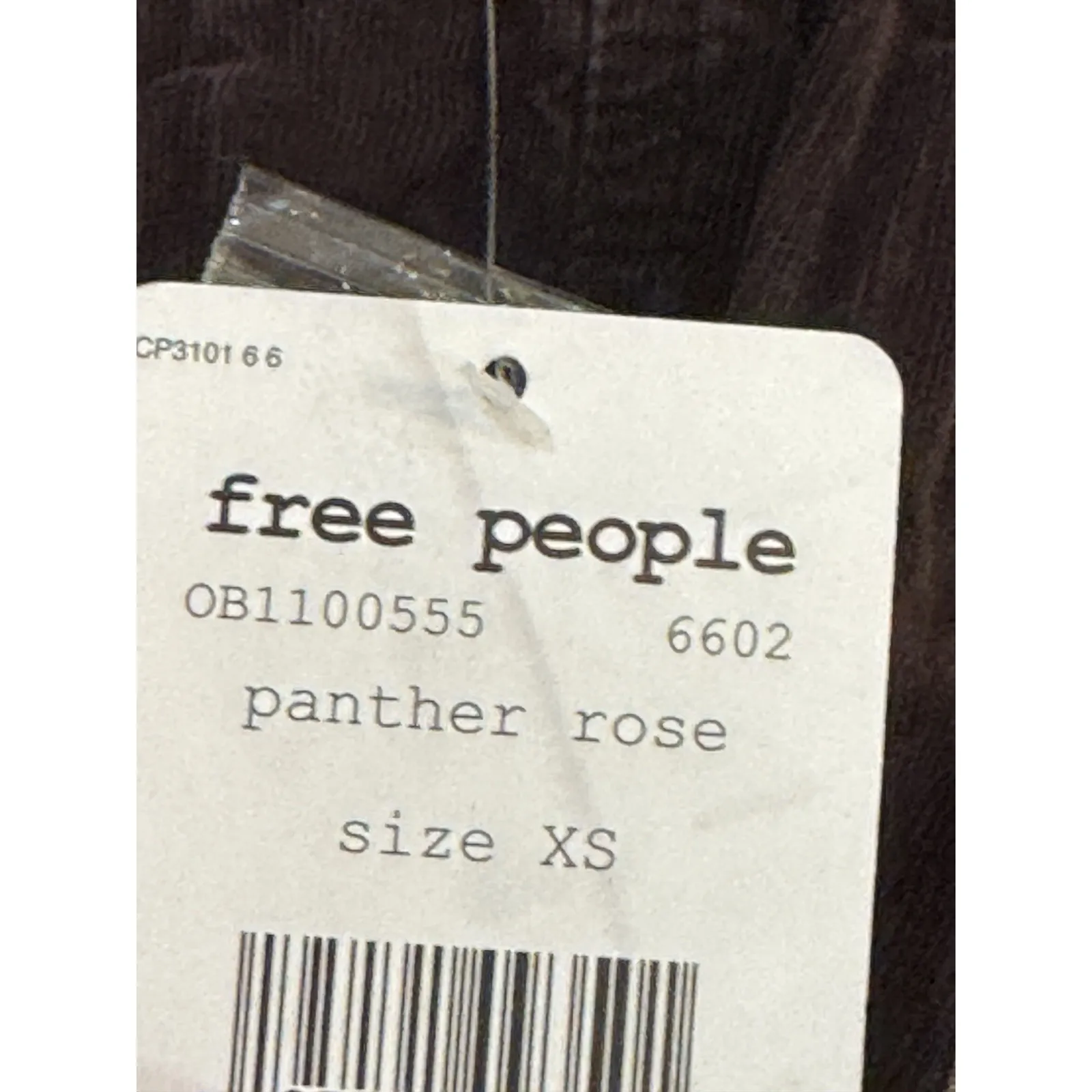 Free People Margate Corduroy Paperbag Trousers Size XS Rose Panther‎ - Image 7