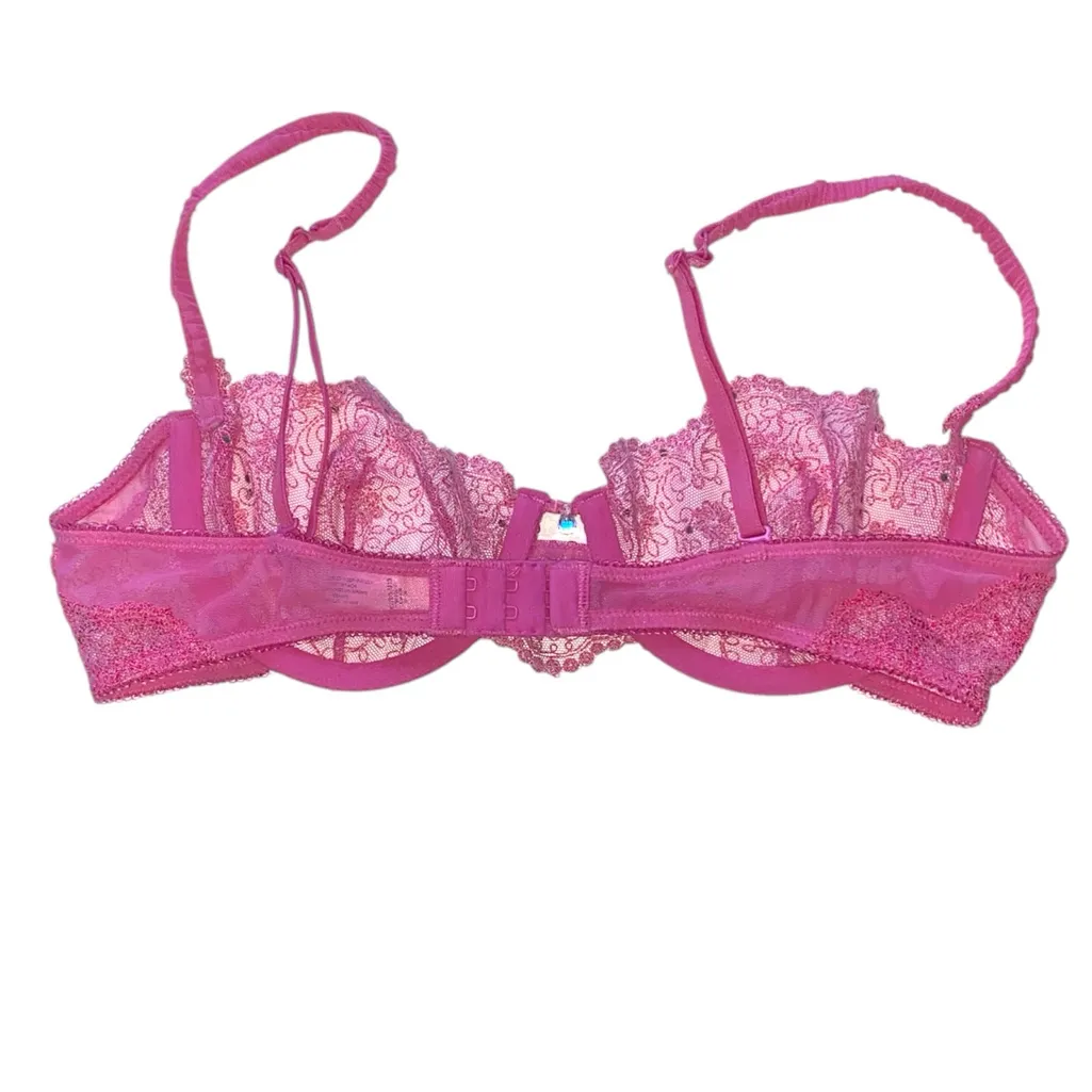 Victoria's Secret Vintage Pink Lace Ballonette bra - Image 2