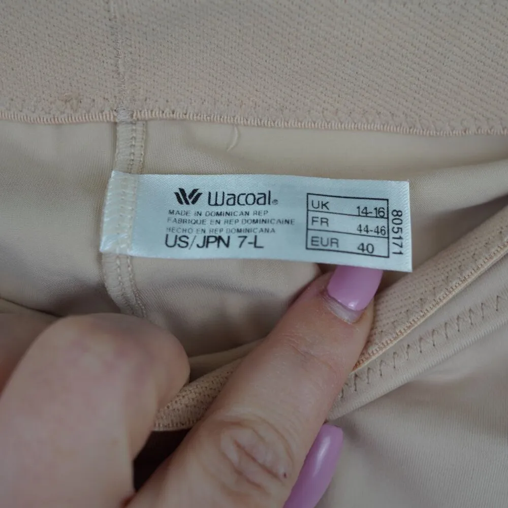 Wacoal Shapewear High Waist Thigh Slimmer Shorts Size L US 7 / EUR 40 Beige Nude - Image 3