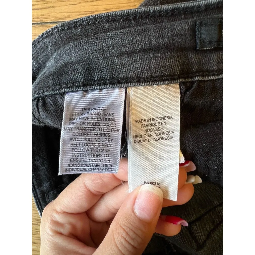 Lucky Brand Womens Size 10/30 Black Mid‎ Hayden Skinny Jeans Preppy Casual Party - Image 13