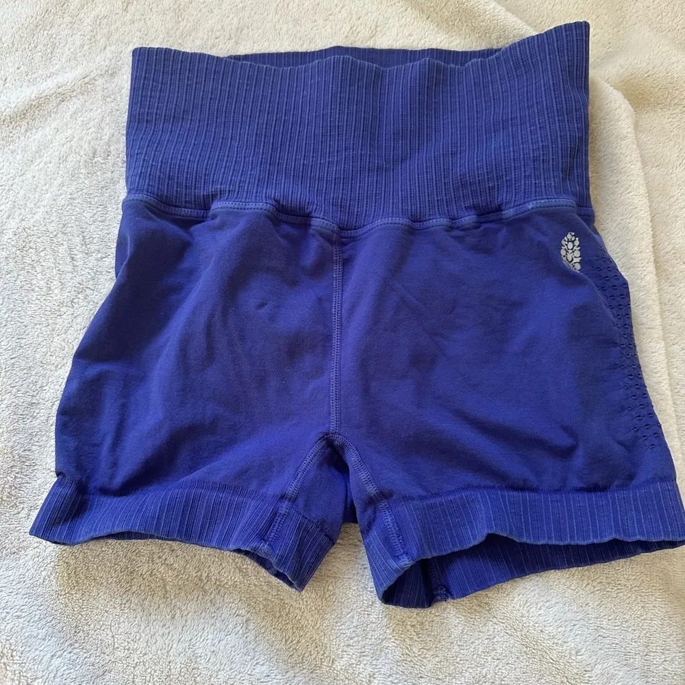 Free People Movement Good Karma Athletic Shorts XS/S Regal Blue - Image 3