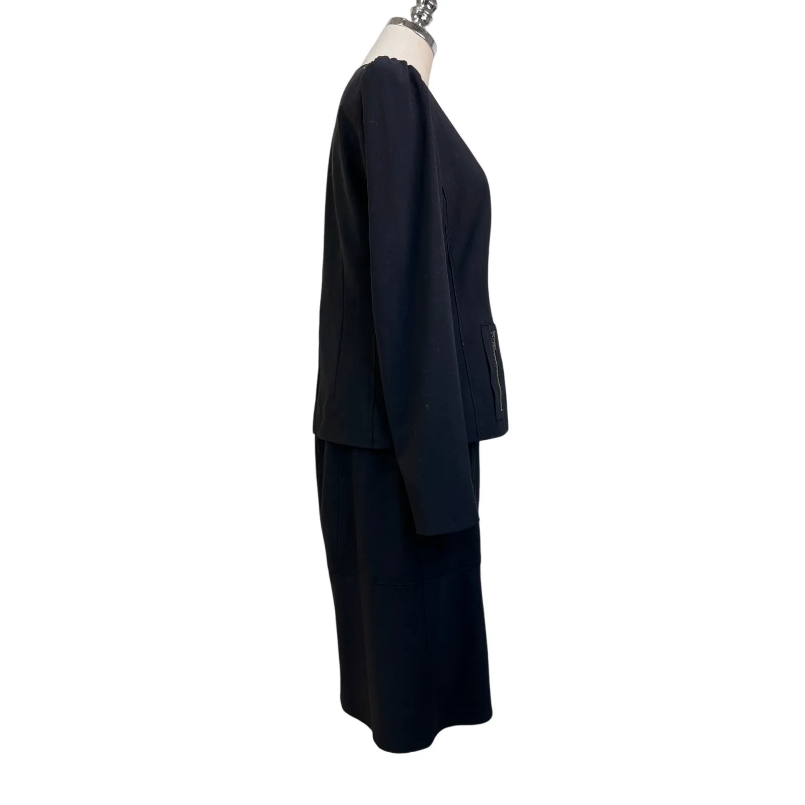 Tahari Blazer & Skirt Set Black - Image 10
