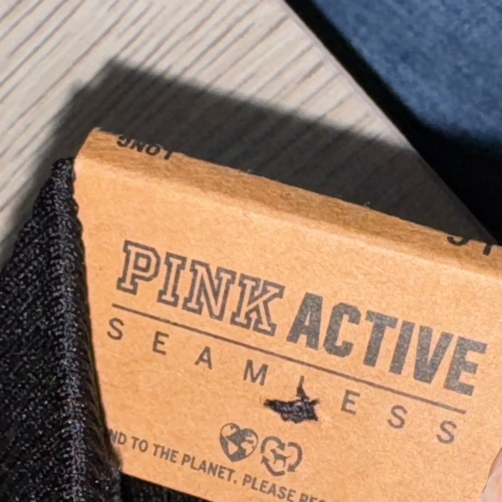 Victoria’s Secret pink active black white seamless leggings tights - Image 4