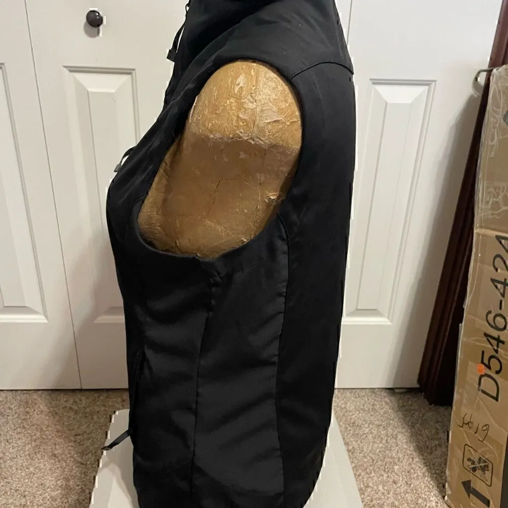 Snozu Womens Large Full Zip Black Vest Black - Image 2