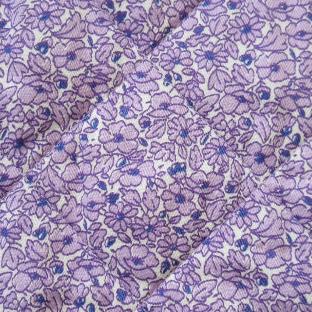 NWT J. Crew Quilted Shirt-Jacket in Dusty Mauve Mixed Floral XS - Image 4