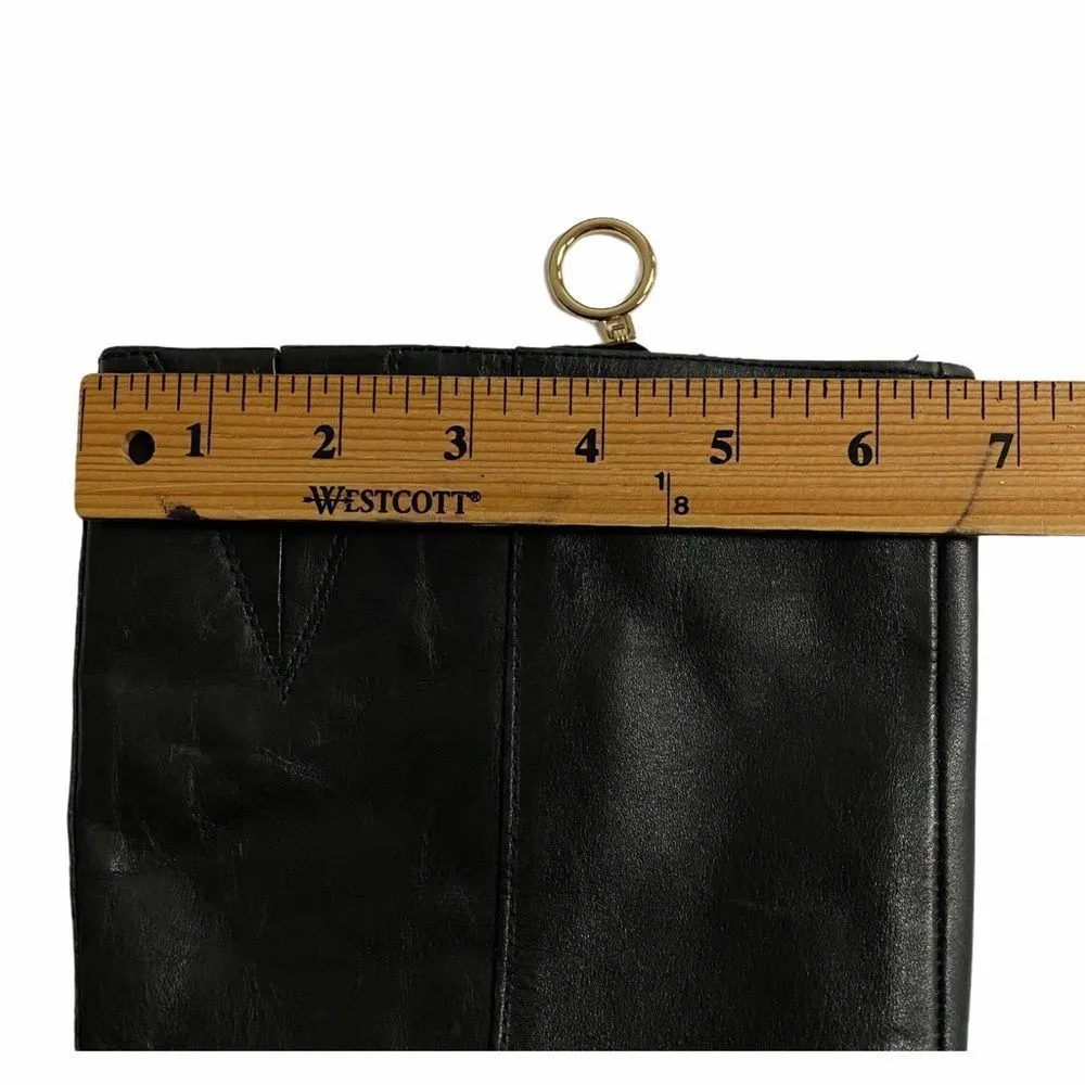 International Concept Black High Heels Zip Up Boots 6M - Image 11