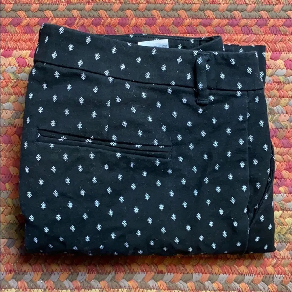 OLD NAVY BLACK PATTERNED HARPER DRESS PANTS - Image 2