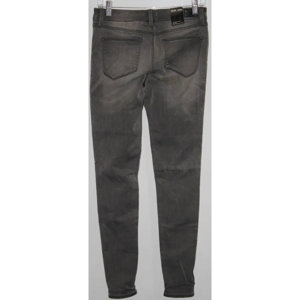 Women's Dear John Metro Harlow Gray Casual Skinny Jeans Pants Size 27 Size 4 NWT - Image 2