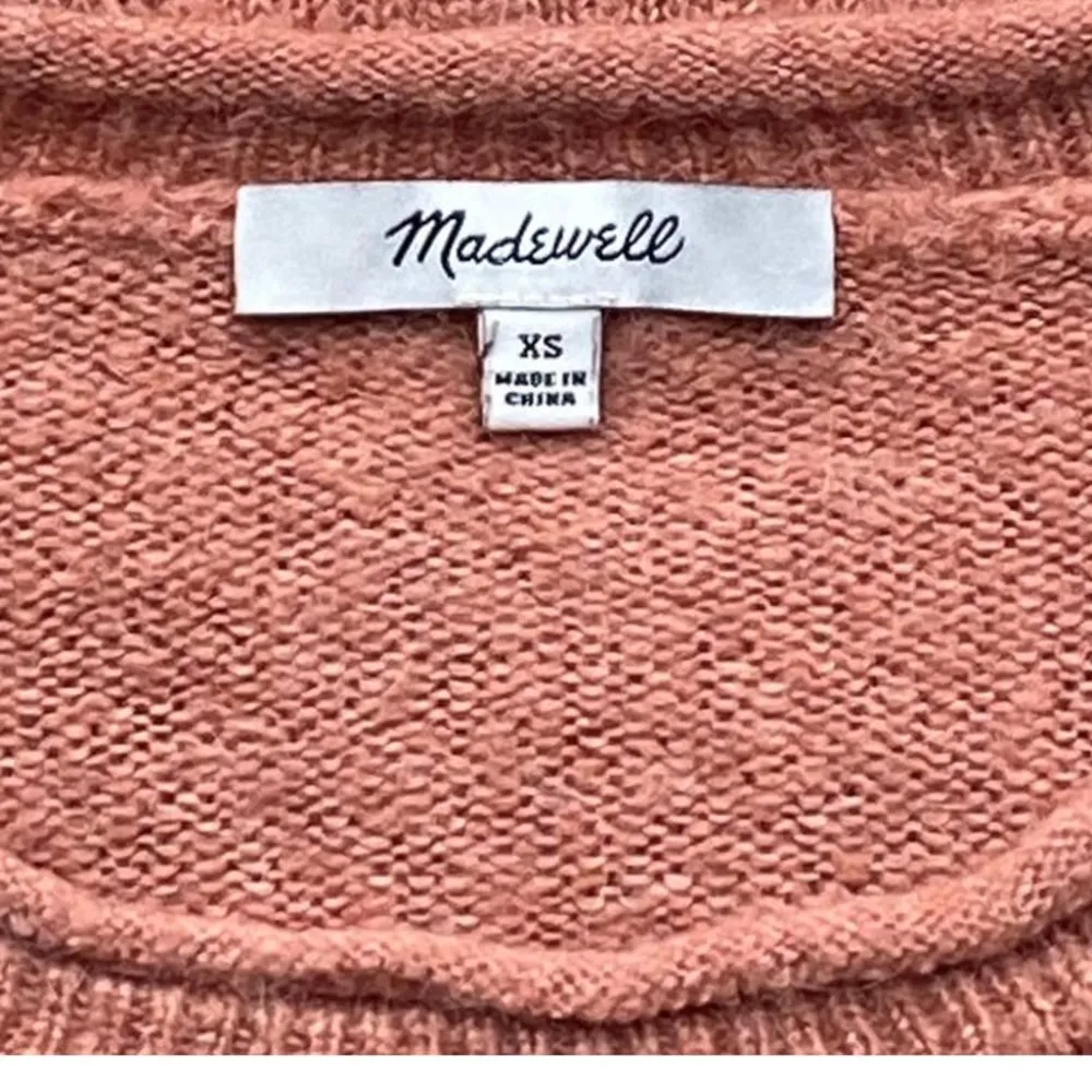MADEWELL Alpaca Blend Chelsea Crop Pocket Pullover Sweater ~ Ladies Size XS - Image 4
