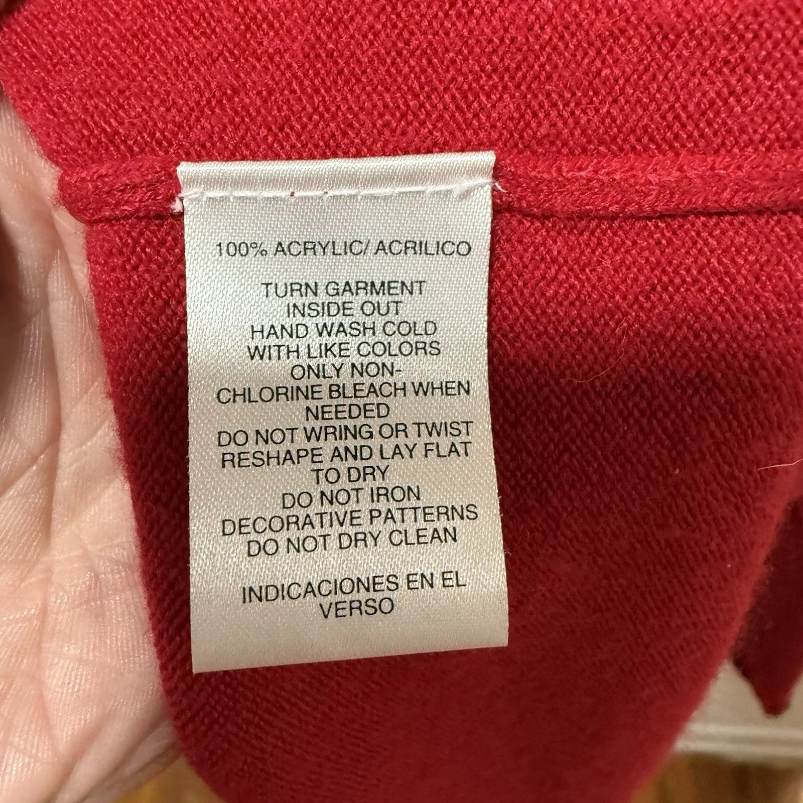 Mercer Street Studio Red Button Cardigan Sweater Size Small - Image 7