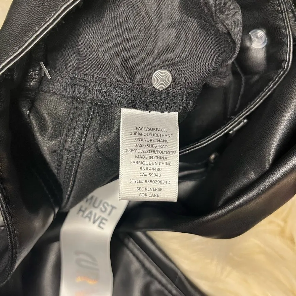 Tinseltown black Hi Rise baggy straight pants sz 7/28 - Image 6