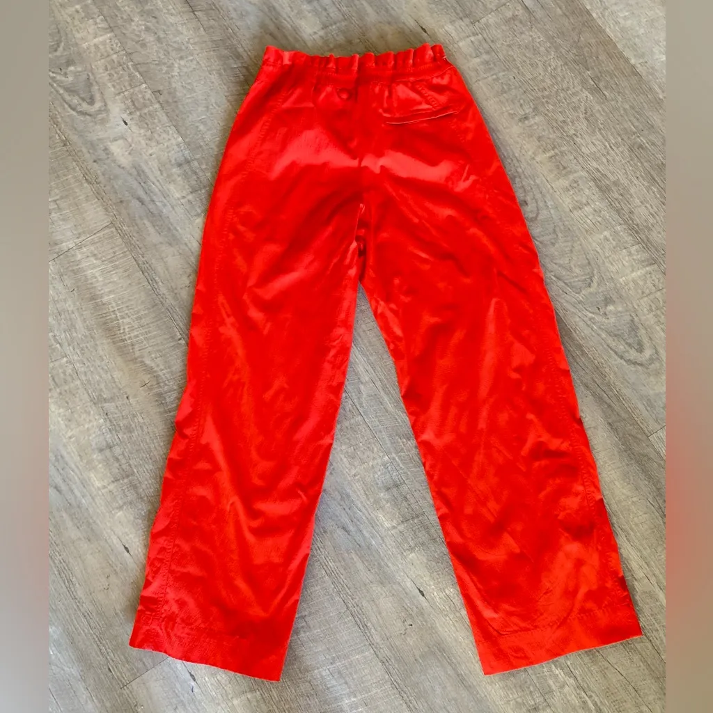 Athleta Trekkie Parachute Pants in "Vermil-lion Orange" Size 4 - Image 5