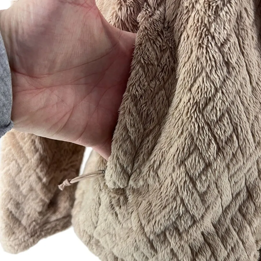 The North Face Women's Novelty Osito Jacket Dow Skin Brown Basketweave Small - Image 3