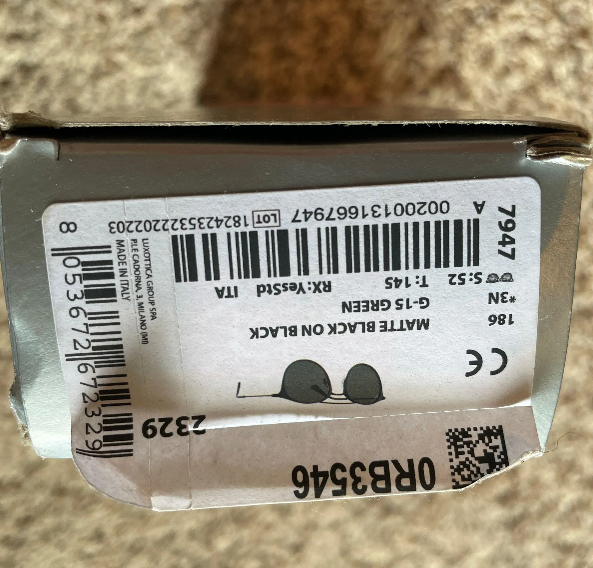 Ray-Ban 3546 Aviator Style NWT - Image 5