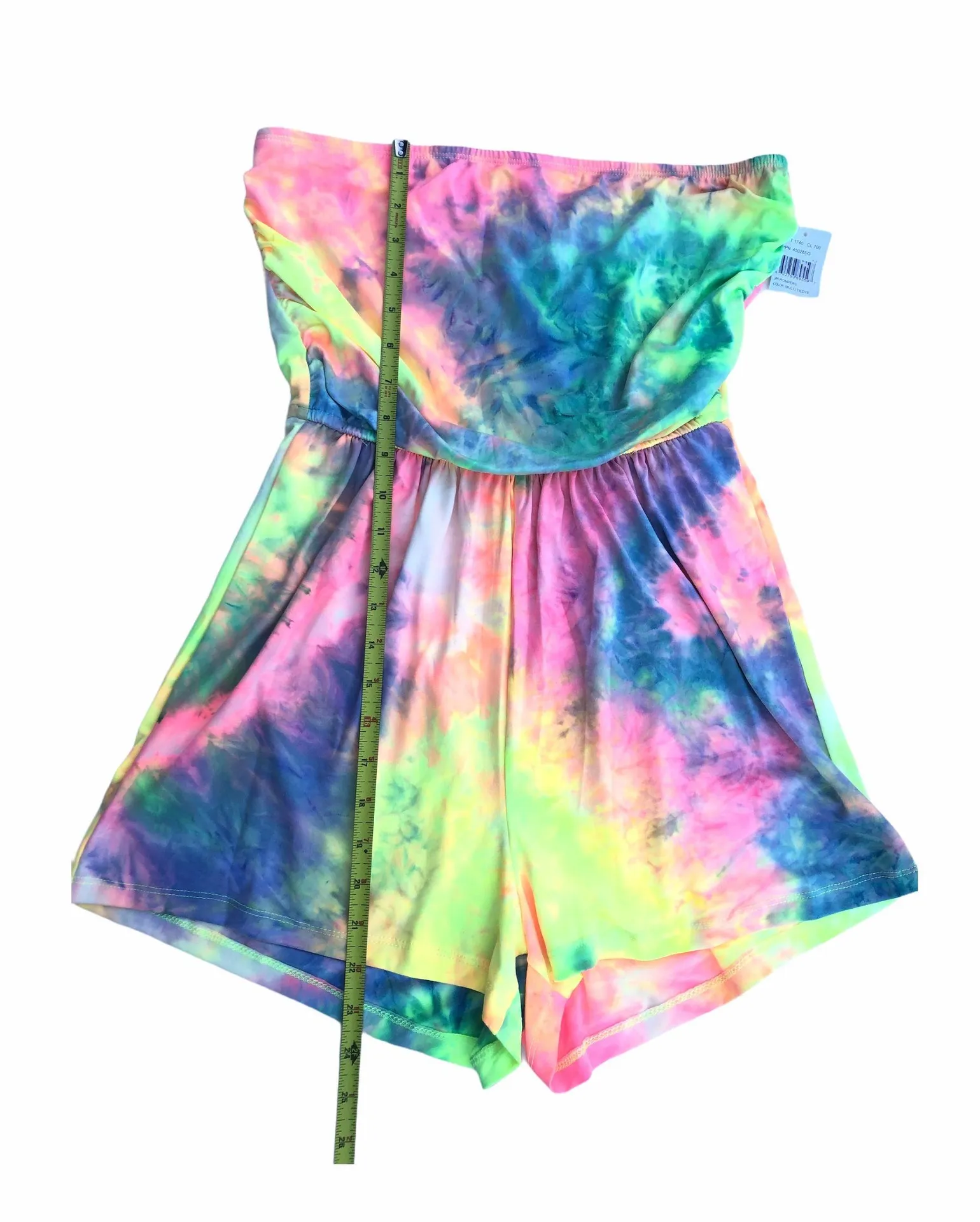 Juniors Tie-Dye Romper Size M - Image 5