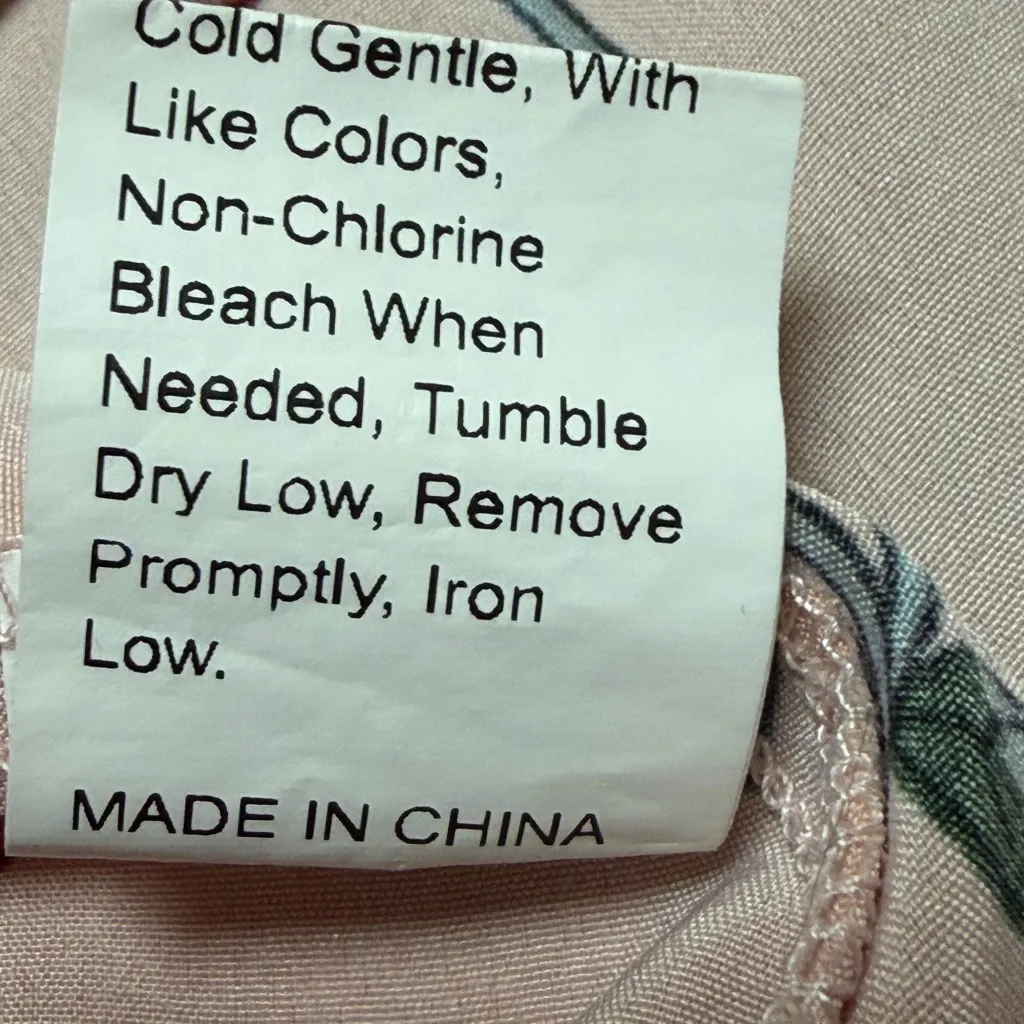 Cherry Print Spaghetti Strap Mini Dress Back Zip Closure Size Medium Red - Image 7