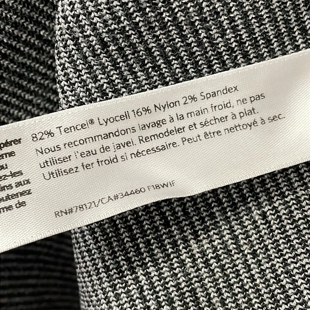 Eileen Fisher Striped Ribbed Boxy Pullover Sweater - Image 6