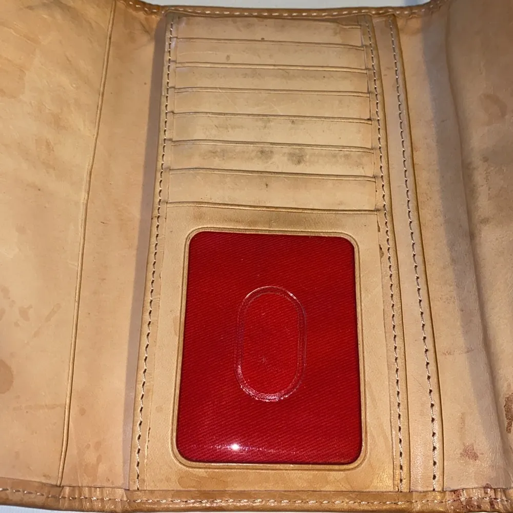 Dooney Bourke Green Gingham Wallet - Image 6