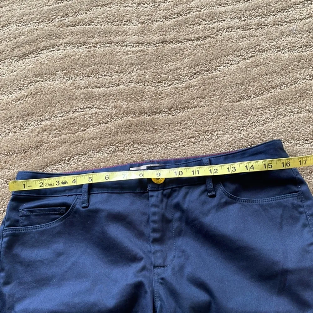 Like new Banana Republic luxe very nice navy sateen pants - Image 5