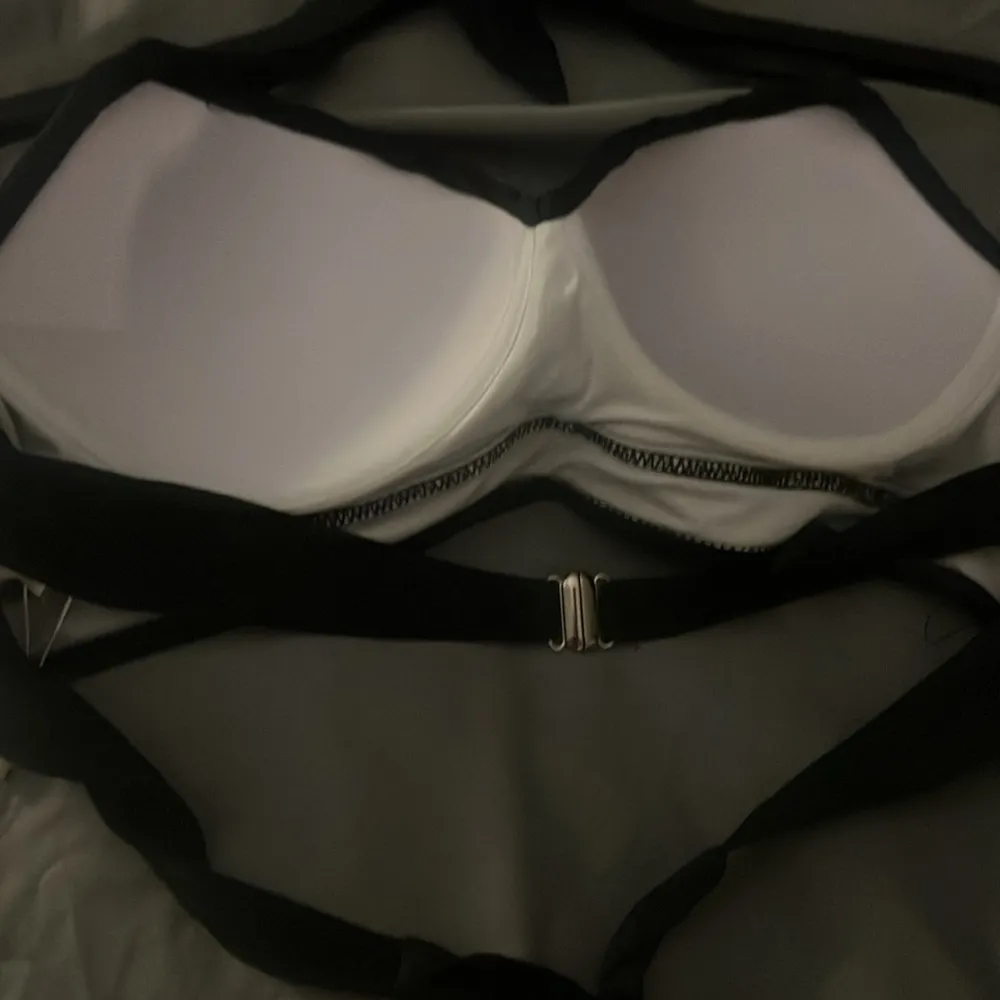 Wireless Bikini Tops Push Up Criss Cross Swim Top Swimsuit Sexy High Suit Top Size L - Image 4