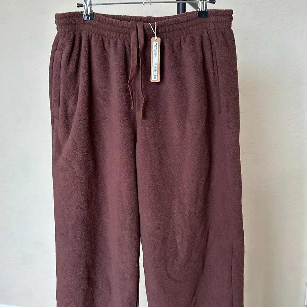SKIMS Fleece‎ Lounge Pant Size M  Cocoa AP-LPT-2171 - Image 4