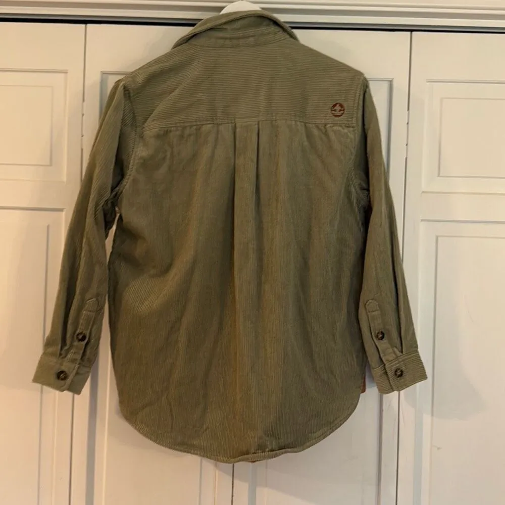 Levitate clothing Camden NWOT 2021 green corduroy jacket size small - Image 7