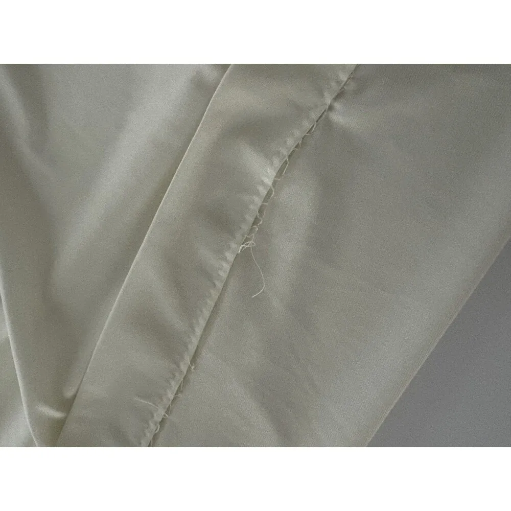 Vintage Kayser Nightgown Womens 36 Ivory Satin Maxi Fairy Whimsy Princess Size M - Image 9