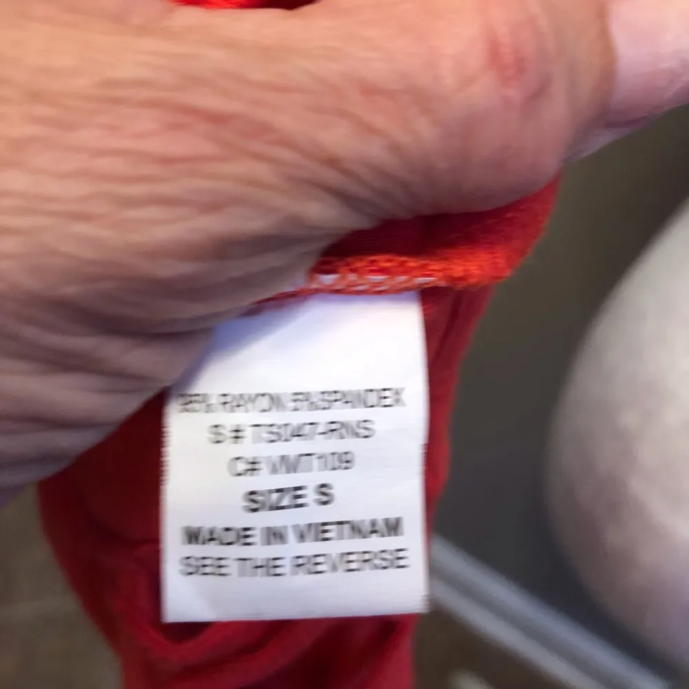 Lattice Work Cropped Tank Silvergate Size Small - Image 6