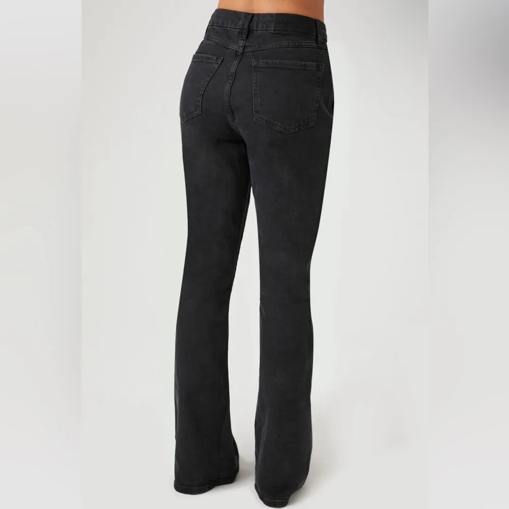 Curvy Mid Rise Flare Jeans - Image 4