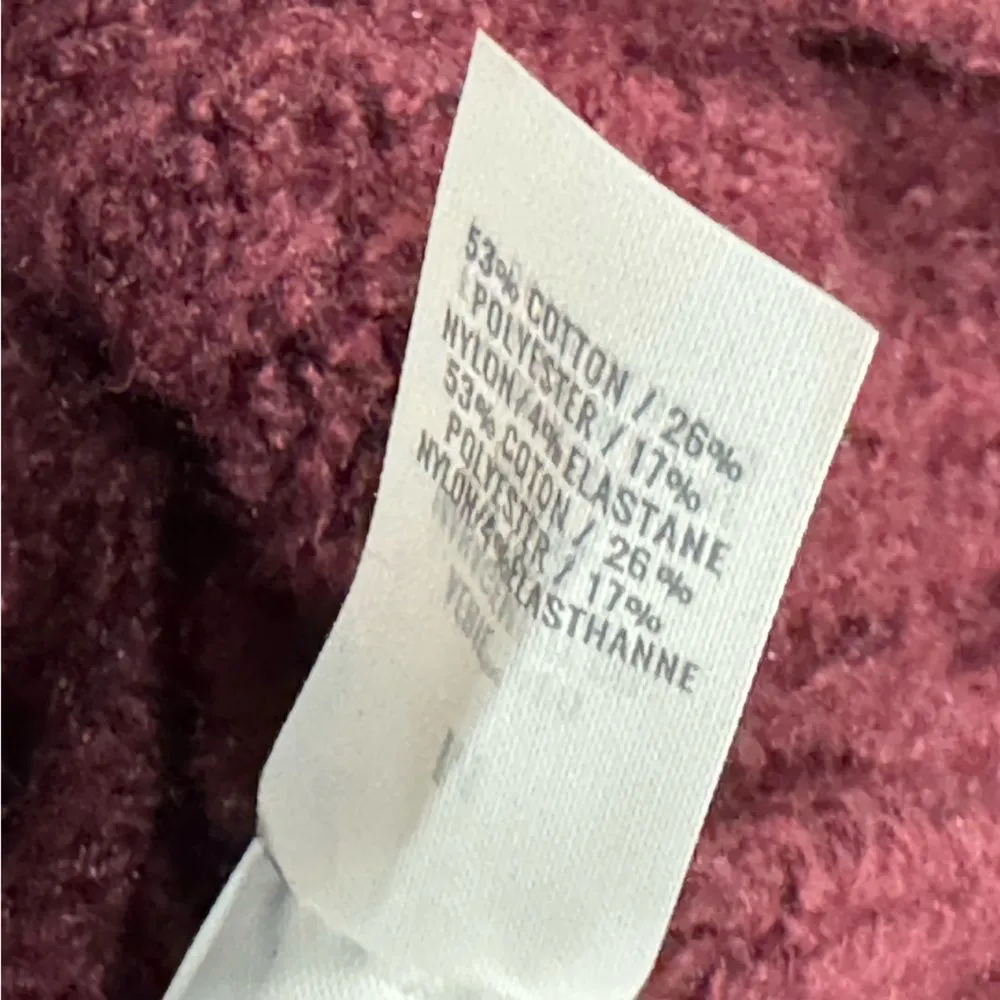 Aerie Maroon Twist Back Sweater Dress Women’s Medium - Image 5