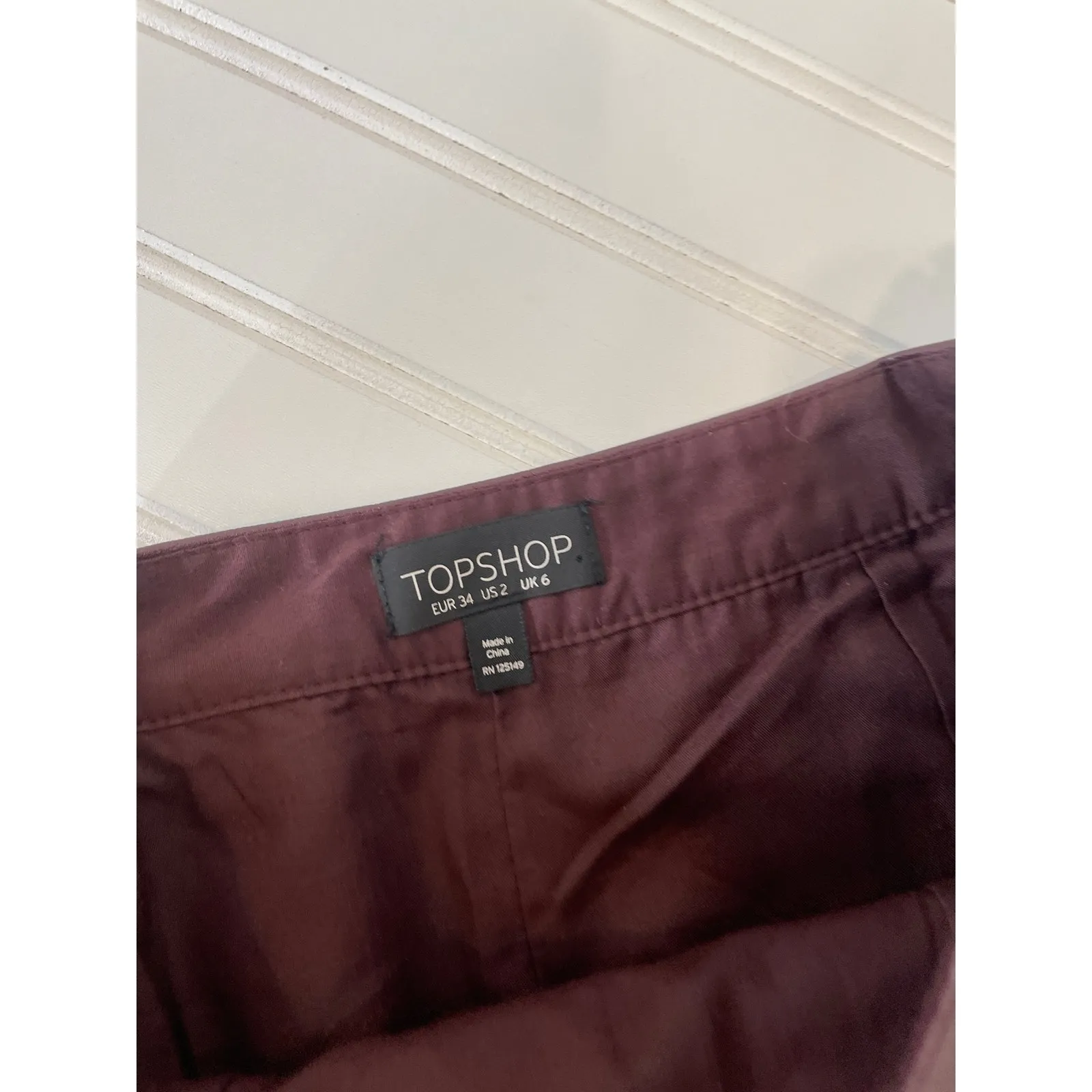 TOPSHOP New Look Yellow Ruffle Peplum Blouse & Leather Skirt Bundle of 2 Size 2 - Image 10