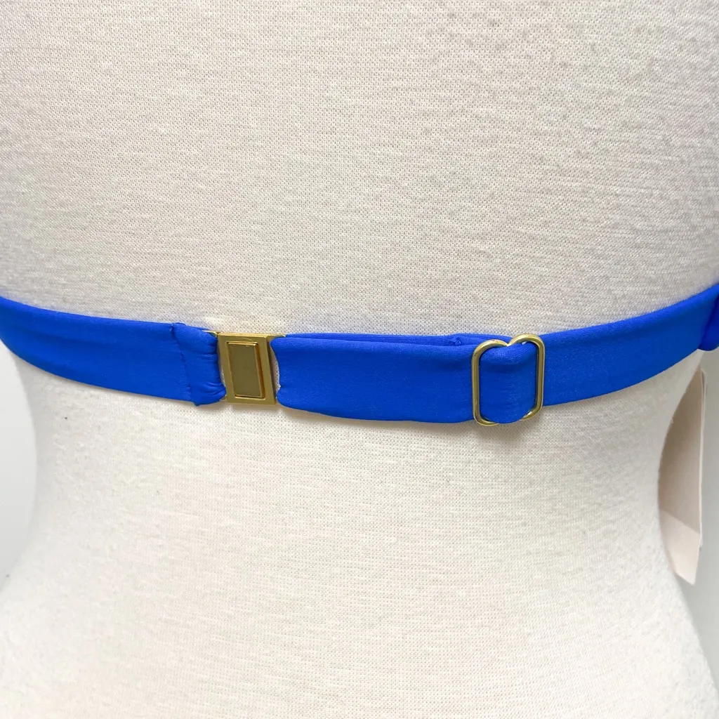 Swim Systems Azul Cobalt Blue Halter Underwire Bikini Top NWT 34D No Padding NOS Size undefined - Image 6