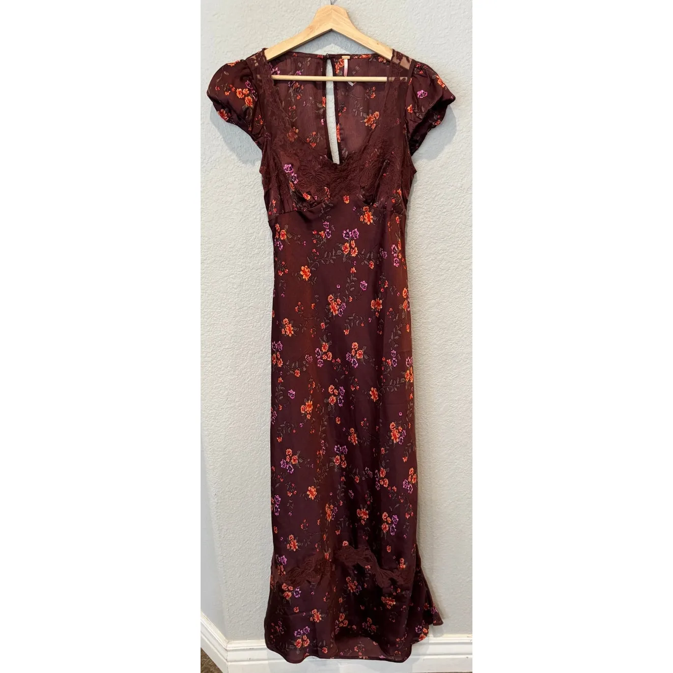 Free People Butterfly Babe Cutout Maxi Dress Size Small - Image 13