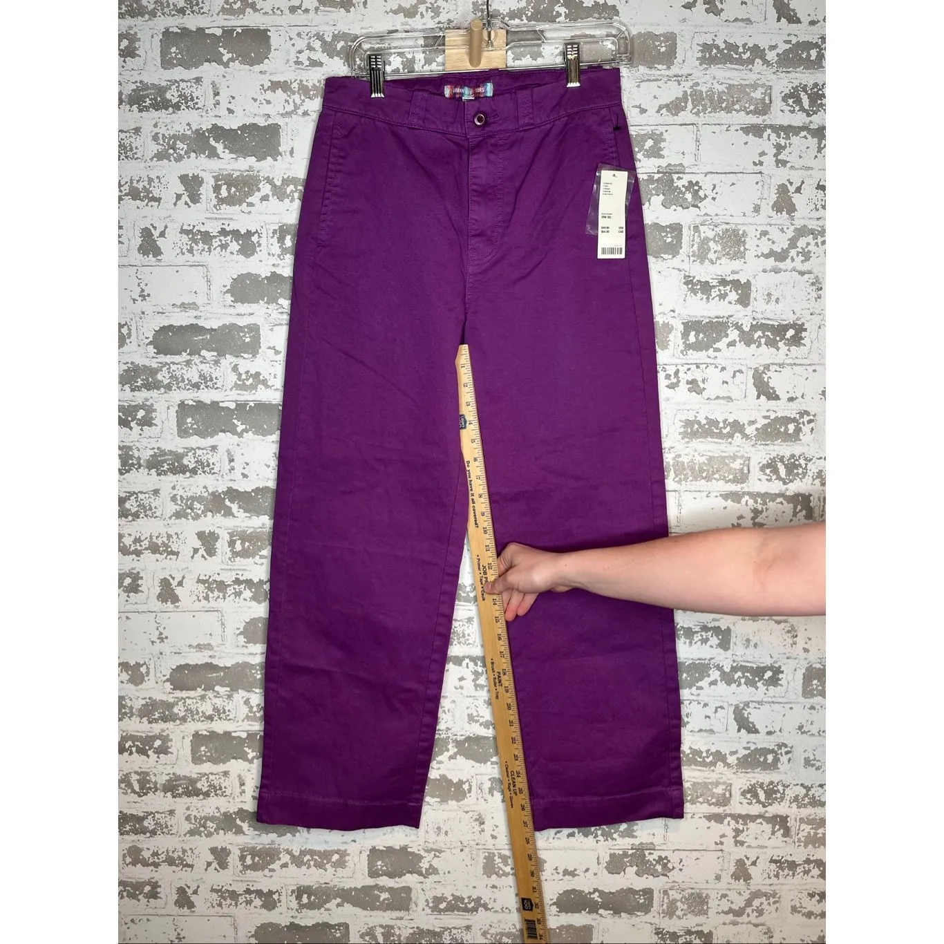 Urban outfitters | women nwt purple straight leg pants - Image 4