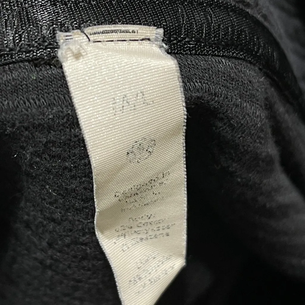 Lululemon Women's Textured Pullover 1/4 Zip Black Size M/L Mock Neck Cropped Silver - Image 5