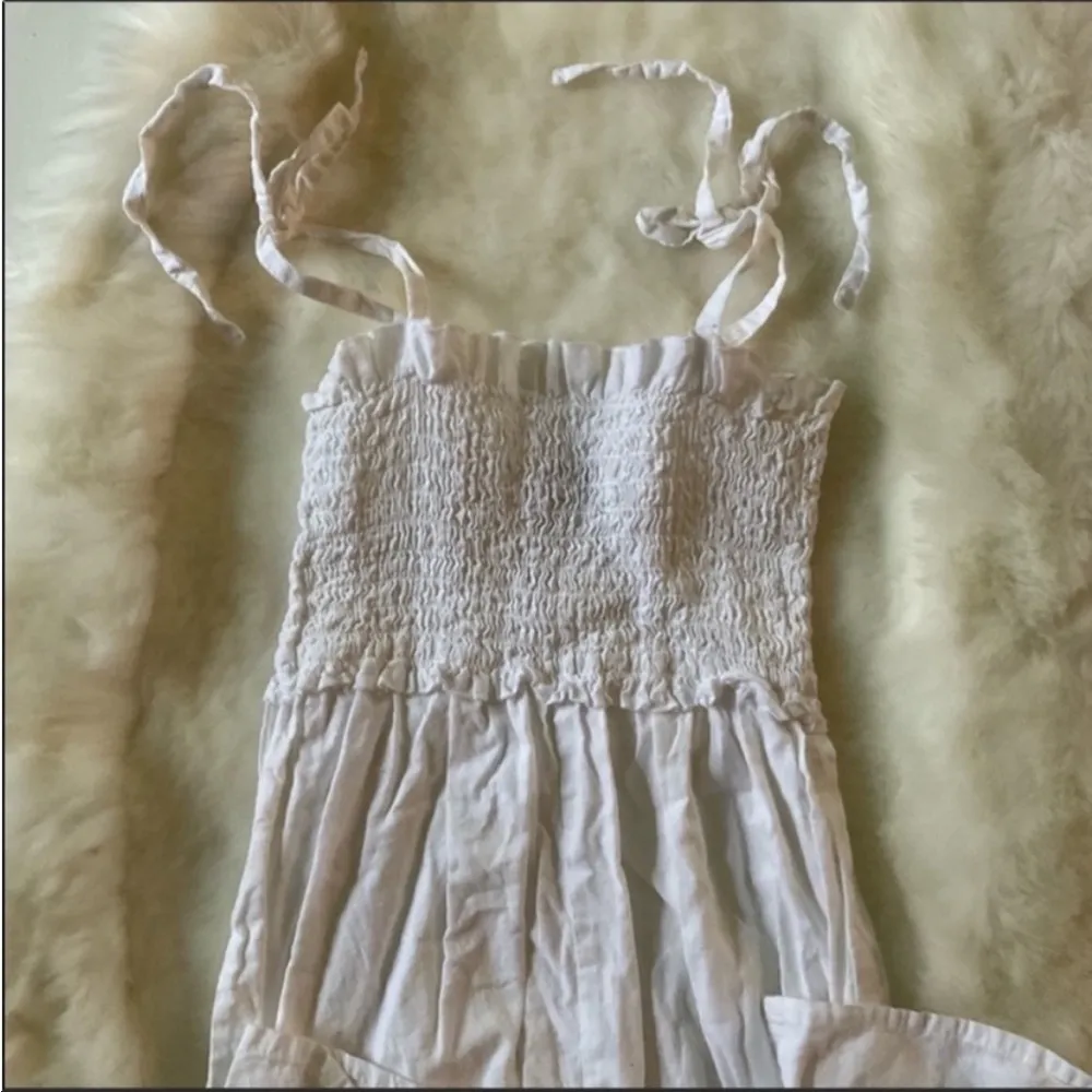 ASOS White Smocked Jumpsuit - Image 7