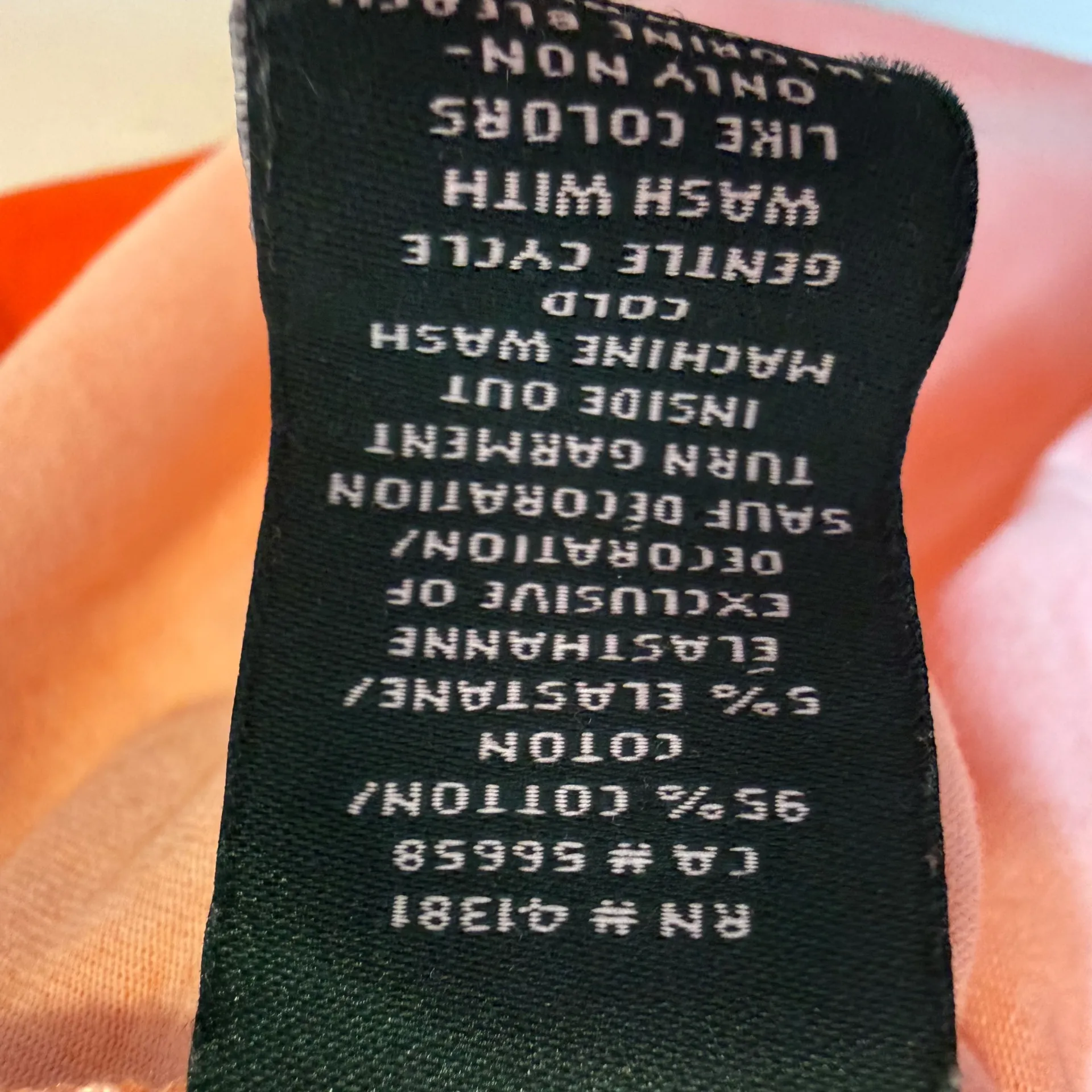 Lauren Ralph Lauren LRL Active Ombré Orange Short Sleeve T-shirt Size Medium - Image 4