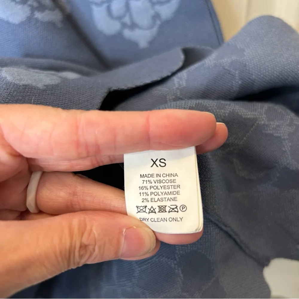 Kate Spade Flora Hem Sweater Dress Antqeblue Mainline Sleeveless Scallop Detail - Image 7