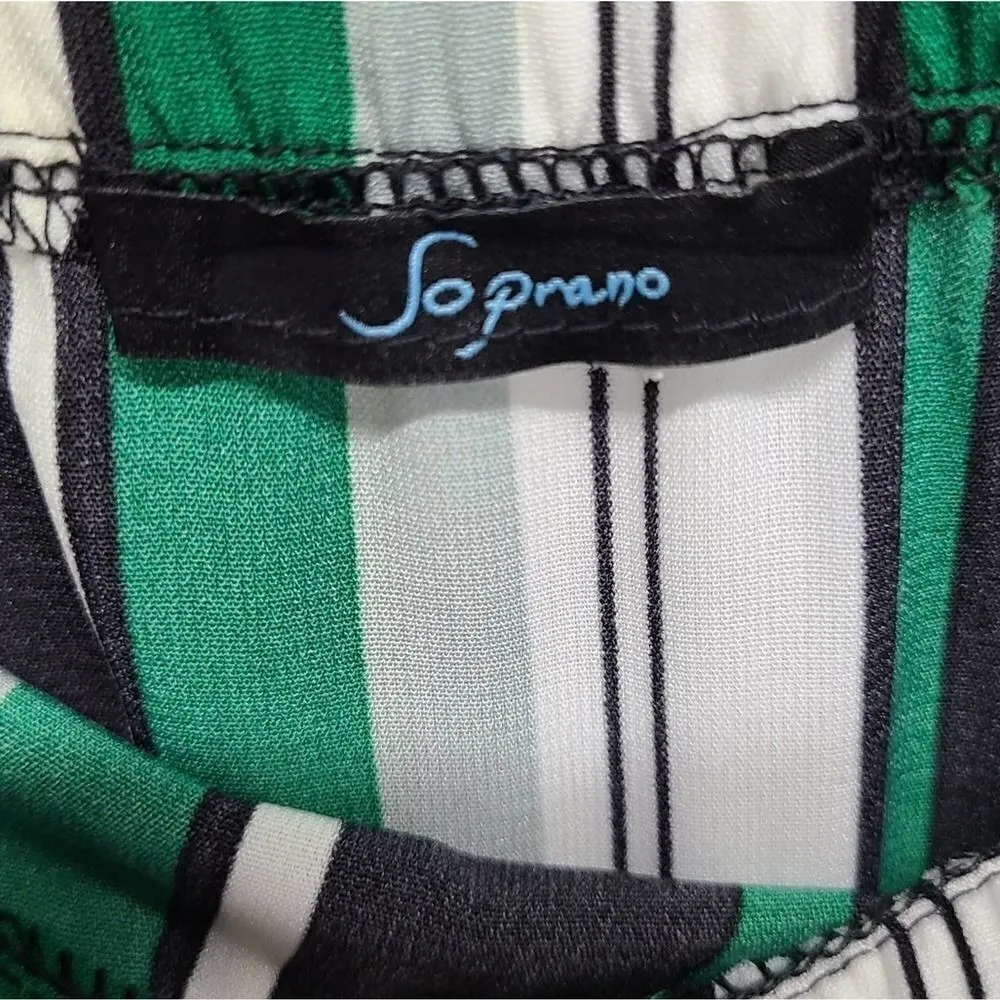 Soprano Stripped Seeveless Jumpsuit Size Small - Image 11