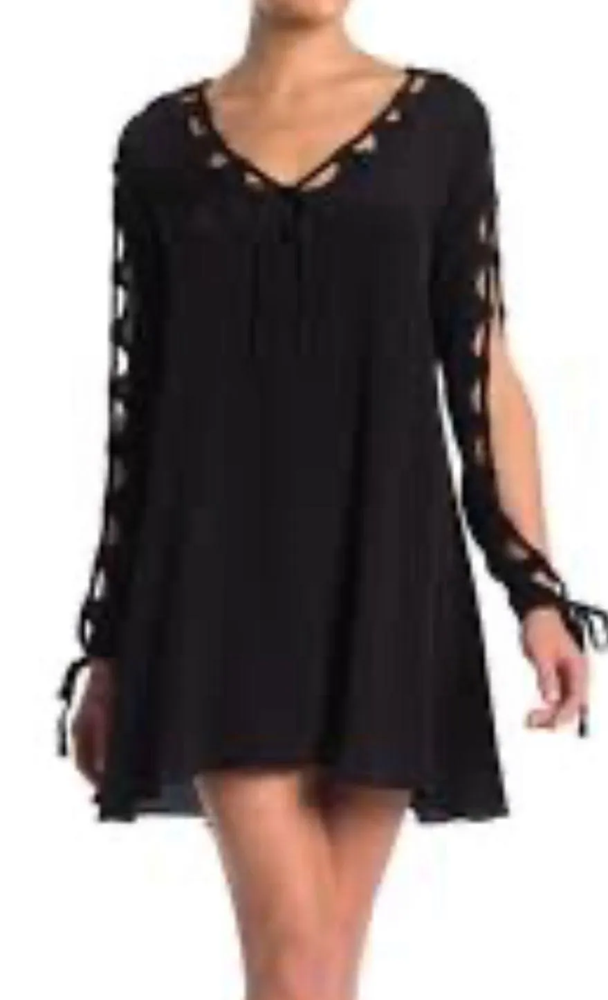 LOVERS & FRIENDS Surfside Cutout Panel Shift Dress - Image 2