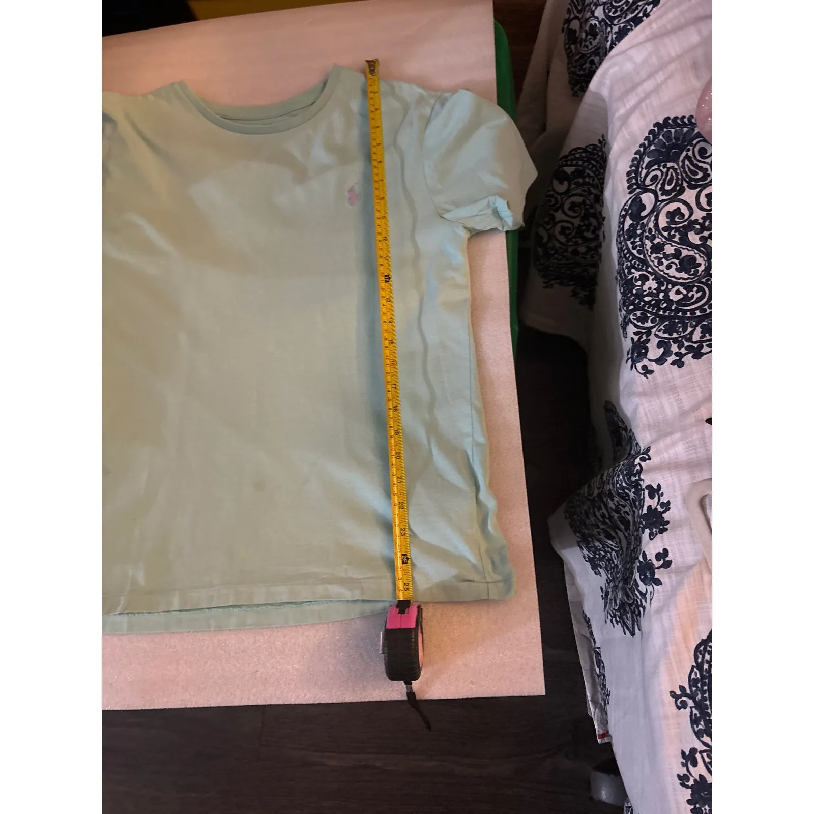 Polo by Ralph Lauren Green Logo T-Shirt M Casual Preppy Minimalist Normcore - Image 8