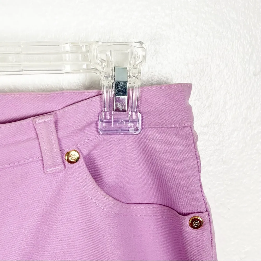 ESCADA Pink Flare Legs Front Pockets Pants, Size 6 - Image 11