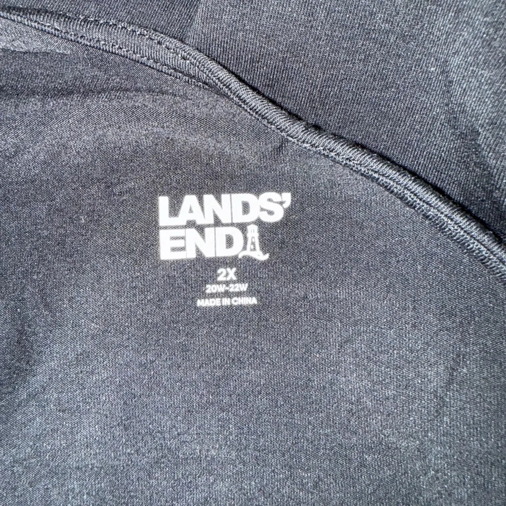 Lands' End Women's Plus Size Slender One Shoulder Top - Image 4