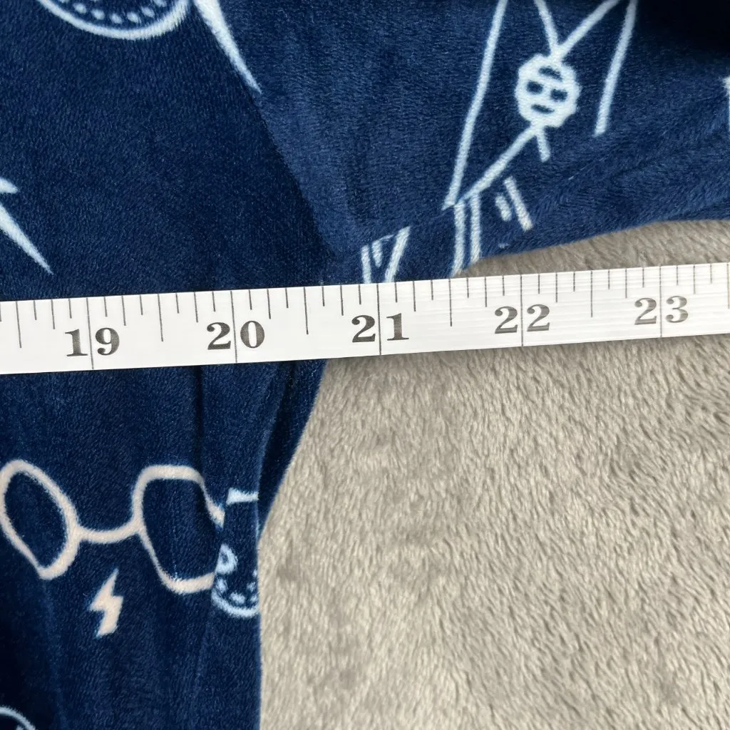 Harry Potter Pajama Set Women’s Small Blue Soft Fleece Cozy Lounge Nerdy 2 - Image 7