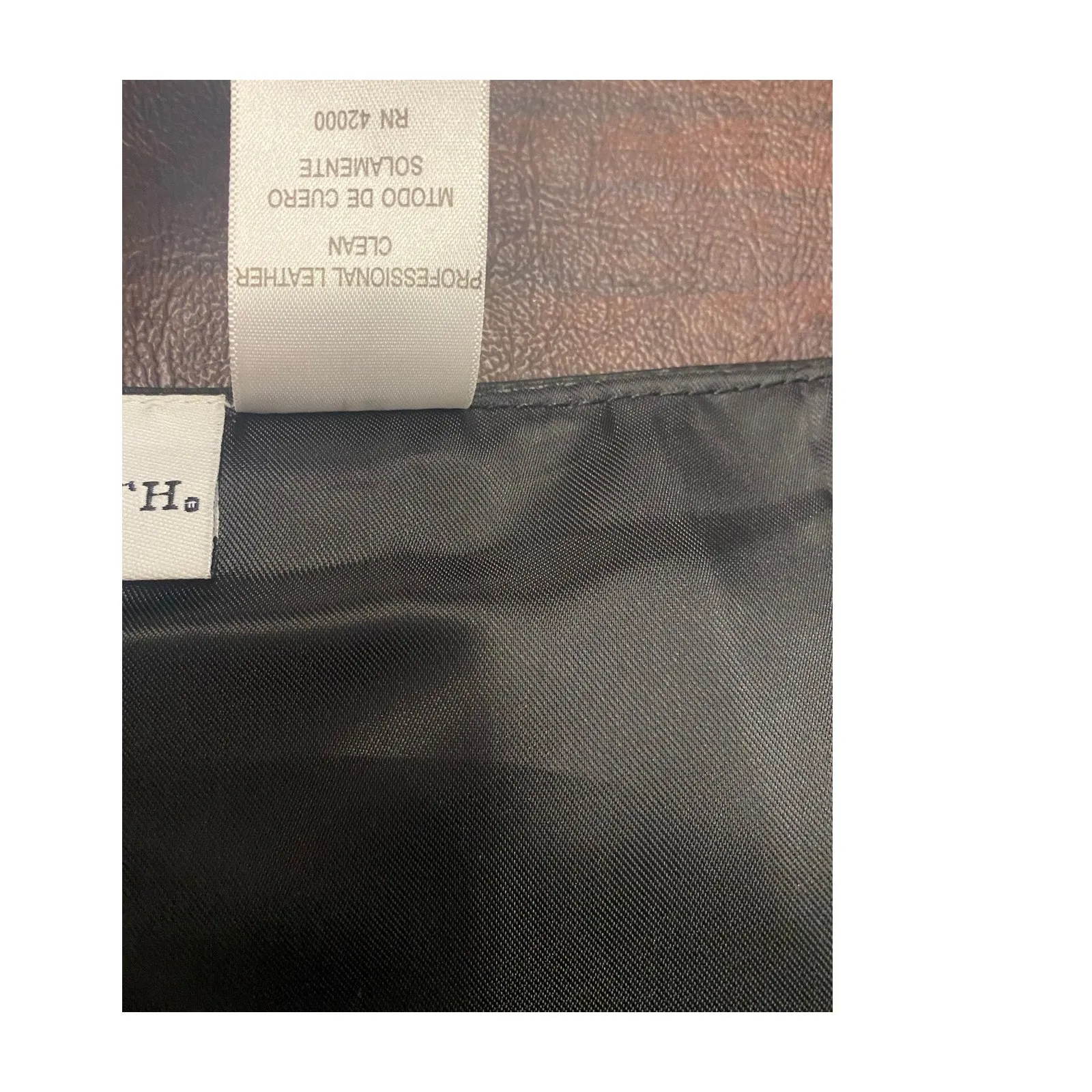 Black Leather Skirt Women’s Size 12 24”‎ Length Lined Classic Capsule Holiday - Image 10