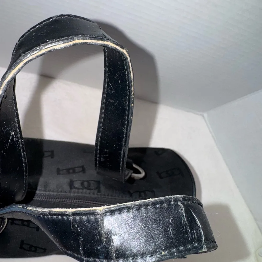 Vintage Y2K BEBE Black Women’s Mini Shoulder Monogram‎ Bag - Image 8