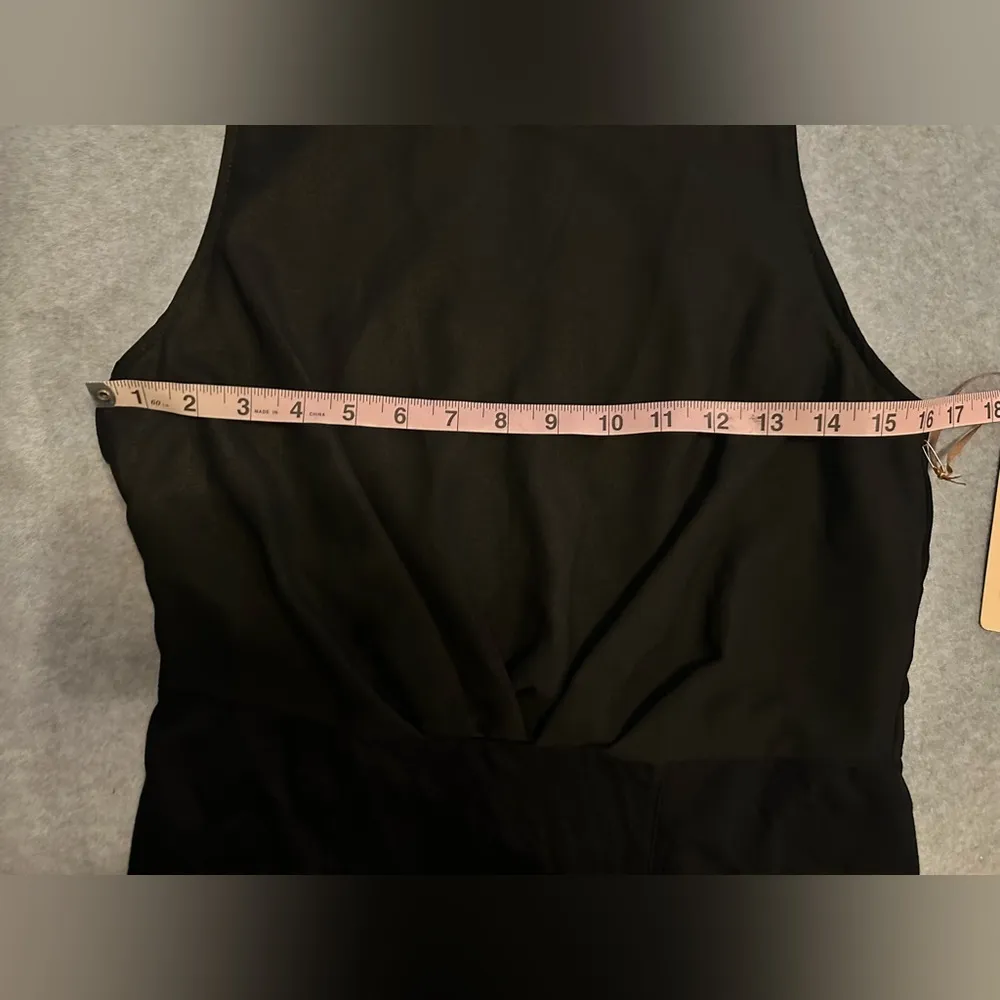 NWT Gibson Latimer Sleeveless Peplum Sheath Dress Womens Black Size 10 - Image 8