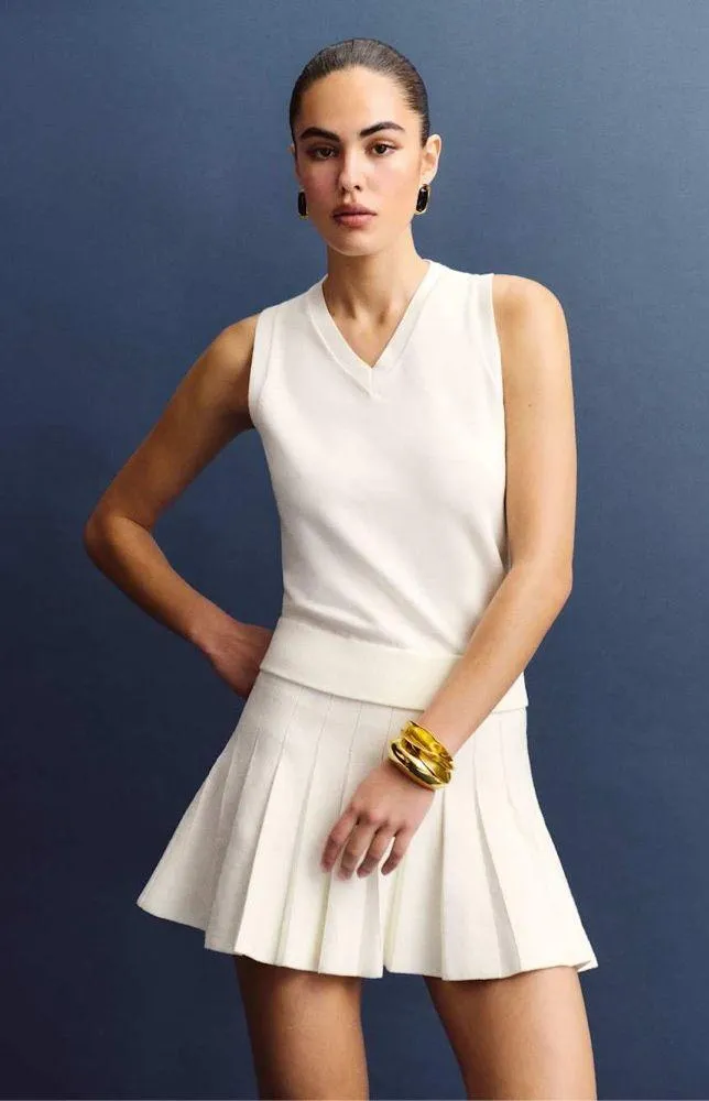 Reformation Blair Knit Ivory Mini Dress - $136 (23% Off Retail) - From Chloe Jeans Reformation Blair Knit Ivory Mini Dress - $136 (23% Off Retail) - From Chloe Jeans